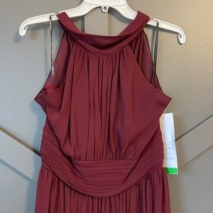 Brand new with tags Bill Levkoff bridesmaids dress. Size 12 color:wine